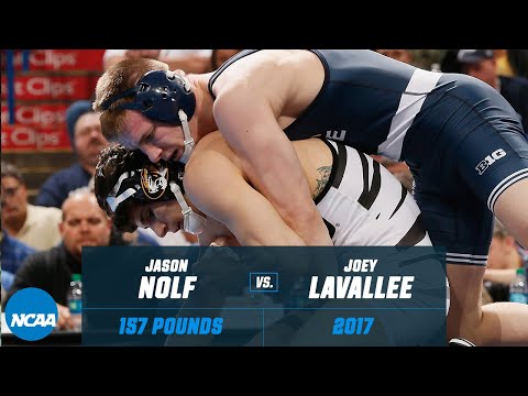 Jason Nolf vs. Joey Lavallee: 2017 NCAA title match (157 lbs.)