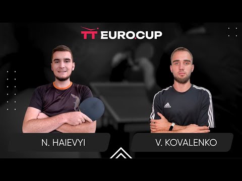 13:40 Nazarii Haievyi  - Viacheslav Kovalenko 21.09.2024 TT Euro.Cup  Ukraine MASTER. TABLE 4