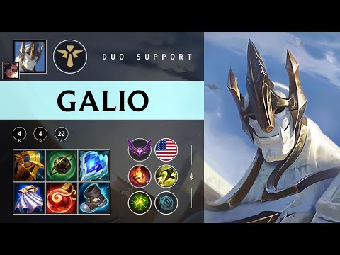 Galio Support vs Braum - NA Master Patch 25.24