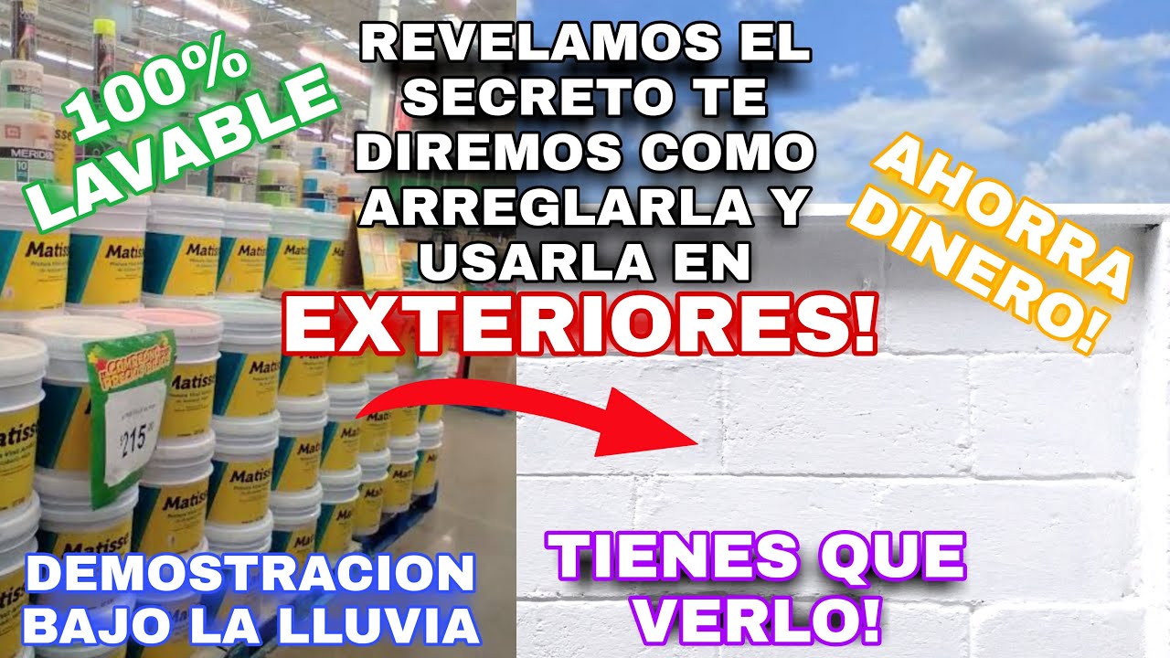 Watch COMO ARREGLAR PINTURA BARATA PARA EXTERIORES Now COMO ARREGLAR PINTURA BARATA PARA EXTERIORES