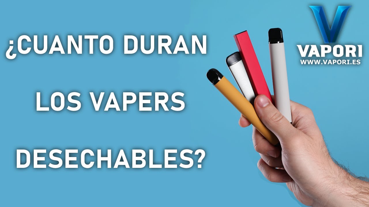 ¿Cuánto dura un vape desechable y cuántas caladas tiene