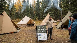 6 Best Hot Tents for Winter Camping in 2026!  With Stove Jack & More.