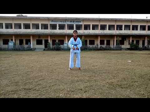 ISFWSTPVC-20 JANUKA KHADKA UNDER-12 (F) TAEGUK 03 GREEN /BLUE