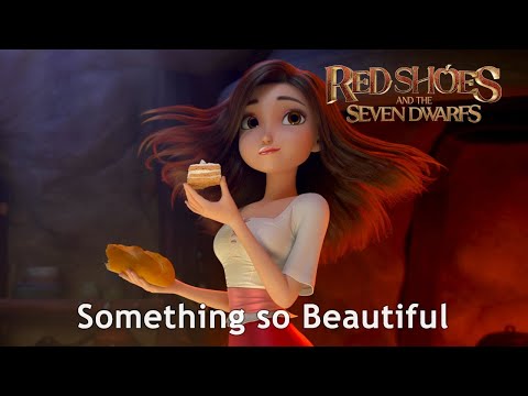 🎵 RED SHOES AND THE SEVEN DWARFS OST l Something so beautiful - Lyric Video [Eng/HD]