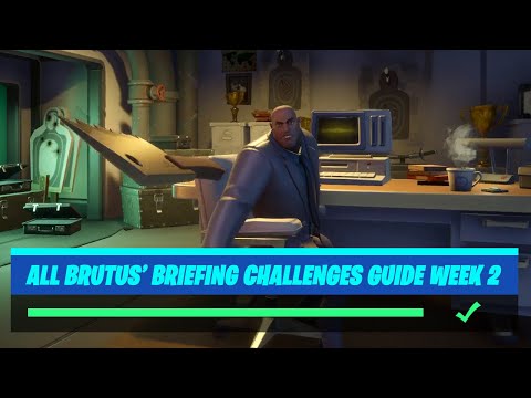 Fortnite All 'Brutus' Briefing' (Week 2) Challenges Guide - Chapter 2 Season 2
