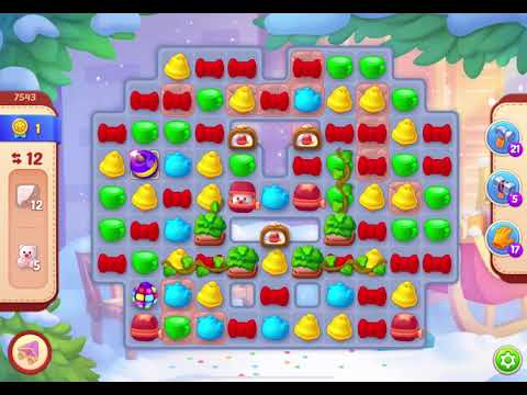 HomeScapes Level 7543 no boosters (18 moves)