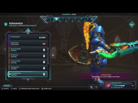 the rarest skins in paladins