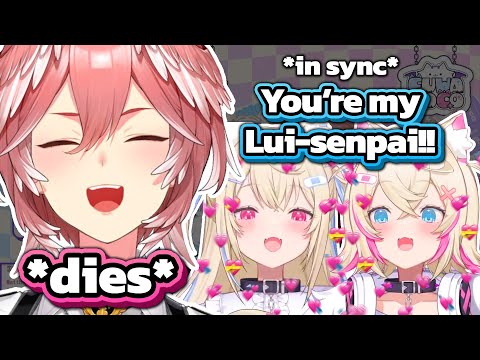 Lui died of happiness when FuwaMoco perfectly sync just for her