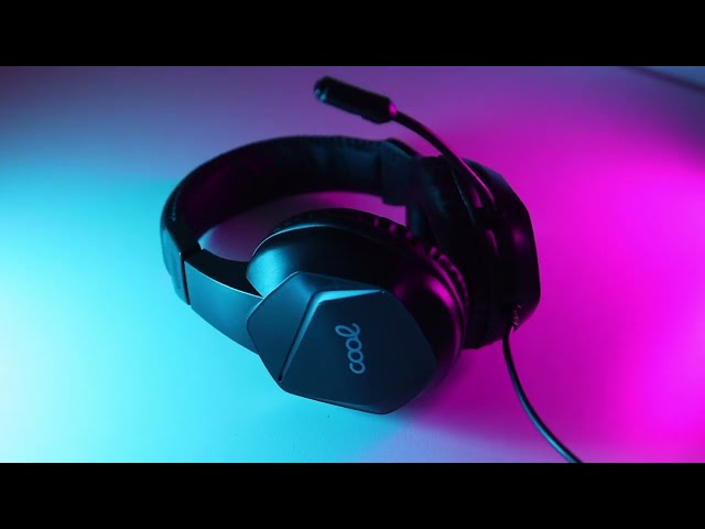 Casque de jeu stéréo Cool Vista avec adaptateur audio et éclairage multiplateforme video