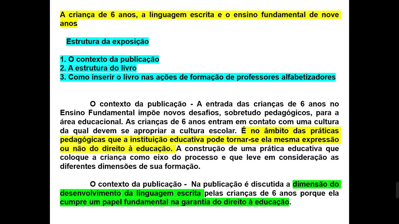 CAJAMAR: AUTORA MACIEL   A CRIANÇA DE 6 ANOS NO ENSINO FUNDAMENTAL   ALFABETIZAÇÃO E LETRAMENTO