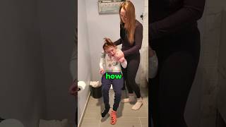 How my Daughter goes to the bathroom #shorts #trending #love #family #mom #shortvideo #youtubeshorts
