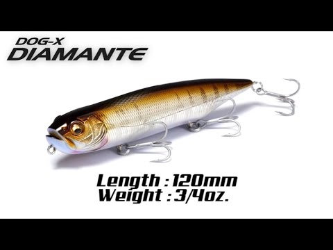 Vobler Megabass Dog X Diamante Rattle-In 12cm 18g HT Sayori F