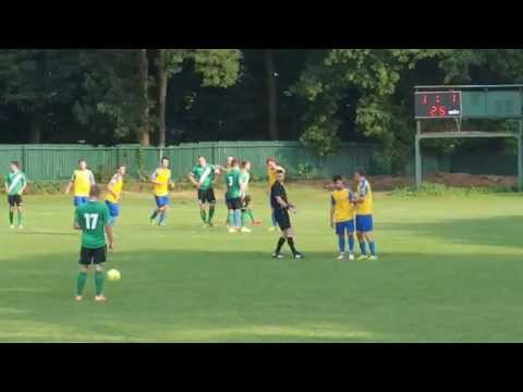 FK STUPAVA - SDM DOMINO BRATISLAVA - nepodarený priamy kop Stupavy