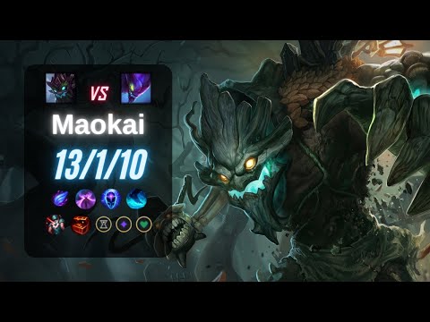 Maokai Jungle vs Kha'Zix - EUW LoL Challenger 13.9