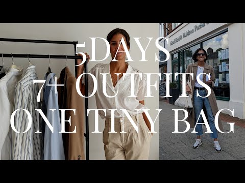 Packing Light: 7 Outfits, 5 days, One Carry-on Backpack - Mini Travel Capsule