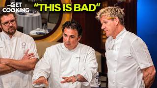 RAW LOBSTER! Michelin Judges Are NOT Happy | Hell's Kitchen USA