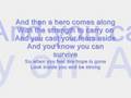 Mariah Carey Hero lyrics
