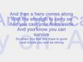 Mariah Carey Hero Lyrics