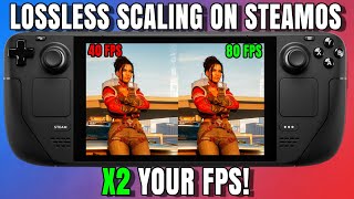 I DOUBLED My FPS on Steam Deck - Lossless Scaling!