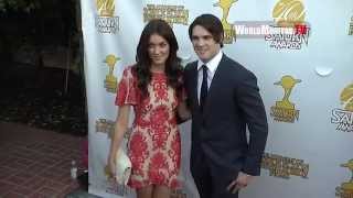 'The Vampire Diaries' Steven R McQueen and girlfriend Olivia Pickren at 40th Annual Saturn Awards