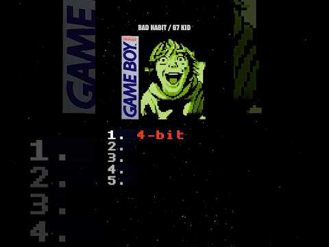 BAD HABIT in different bits - 67 KID #8bit #67kid #retrogaming