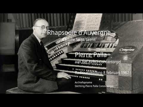 Pierre Palla op het AVRO concertorgel - Rhapsodie d'Auvergne van Saint-Saëns (1967)