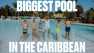 BIGGEST SWIMMING POOL IN THE CARIBBEAN TO OURSELVES | EXPLORING THE REST OF MRBEAST PRIVATE ISLAND!