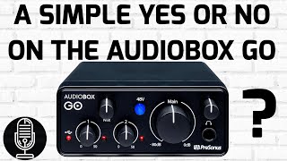 Video thumbnail for Presonus Audiobox Go - Simple Yes Or No Review - $79 Audio Interface - Is Driving An SM7B Enough? by Obscure Mics