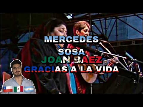 🇨🇱🇲🇽🇦🇷 JOAN BAEZ & MERCEDES SOSA - GRACIAS A LA VIDA [REACCION] 🤯
