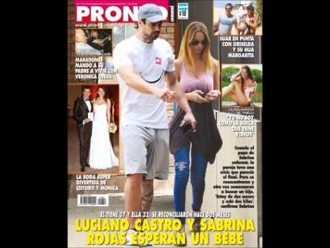 Sabrina Rojas habló del bulto de LUCIANO CASTRO