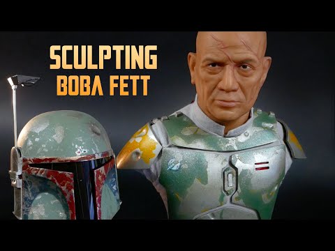 Boba Fett Sculpture Timelapse - The Mandalorian