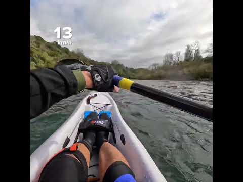 Very fast K4! #riverkayaking #riverrace #surfski #newzealand
