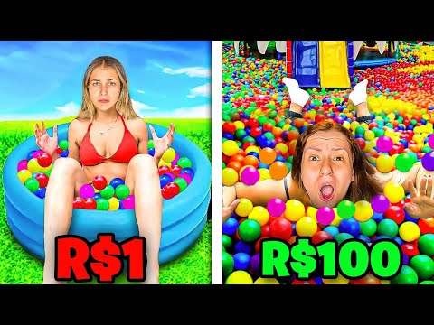 PISCINA DE BOLINHA DE R$1, R$10 OU R$ 100 REAIS  !!
