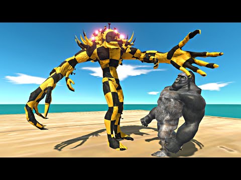 Taxi Driver Scourge vs Mutant Primates - Animal Revolt Battle Simulator