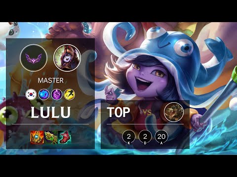 Lulu Top vs Renekton - KR Master Patch 12.1