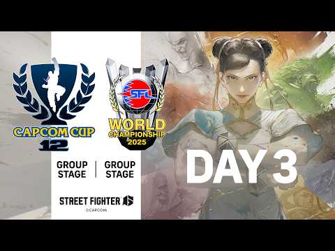 【日本語実況】「CAPCOM CUP 12」GROUP STAGE - PHASE 2 / 「ストリートファイターリーグ: ワールドチャンピオンシップ 2025」GROUP STAGE Day1