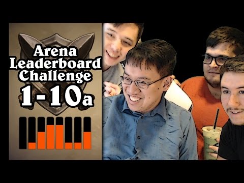 Hearthstone: Arena Leaderboard Challenge 1-10 - Teamwork - Part 1 (Hunter Arena)