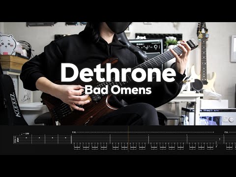 【Bad Omens】Dethrone (Instrumental cover)【Guitar Cover】＋Screen Tabs