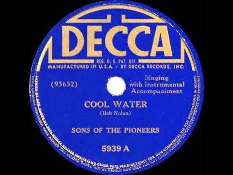 1941 HITS ARCHIVE: Cool Water - Sons Of The Pioneers (Decca version)
