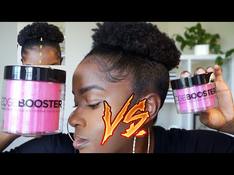 Edge Booster Strong Hold Styling Gel VS Edge Booster...
