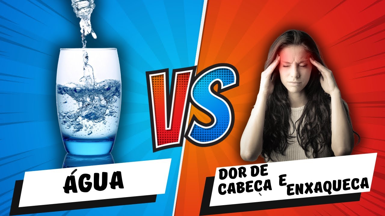 Beber pouca água pode ser o motivo da sua DOR DE CABEÇA ou ENXAQUECA e também da sua PROCRASTINAÇÃO!