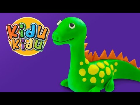 How to Make 3D Play Doh Dinosaur | Play Dough Fun and Easy Dinosaurs
