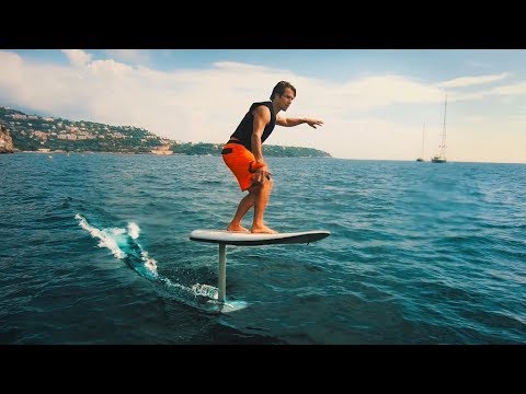 ELECTRIC HYDROFOIL SURFING IN MONACO!| VLOG³ 59
