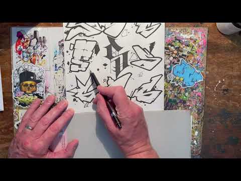 Tutorial - Basic graffiti letter study - The letter S