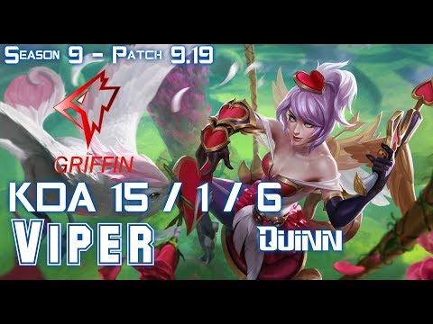 GRF Viper QUINN vs SIVIR ADC - Patch 9.19 KR Ranked