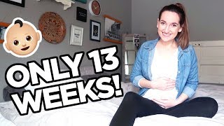 FEELING THE BABY MOVE!! 13 WEEKS PREGNANT (+name hint)