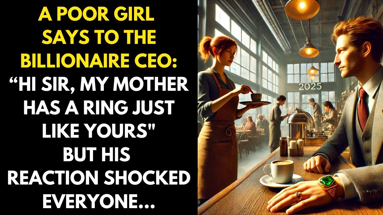 A Poor Girl Says To The Billionaire CEO: “Hi Sir, My Mother Has A Ring Just Like Yours"
