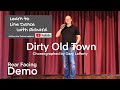 FREESTYLE / REAR FACING DEMO BEGINNER LINE DANCE - Dirty Old Town
