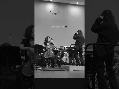 Rehearsing Shostakovich Cello Concerto no.1 with maestra Hanna Chang ✨