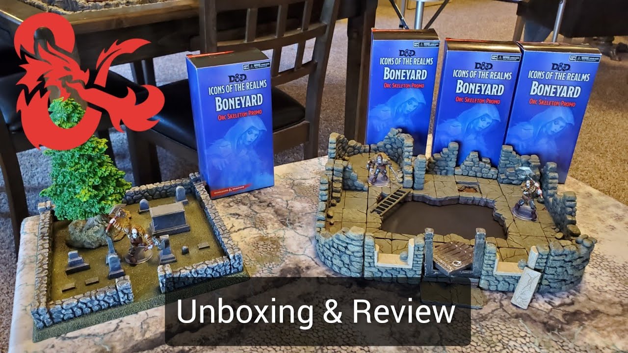 Dungeons & Dragons Orc Skeleton Promo Unboxing/Review - Icons of the Realms from WizKids